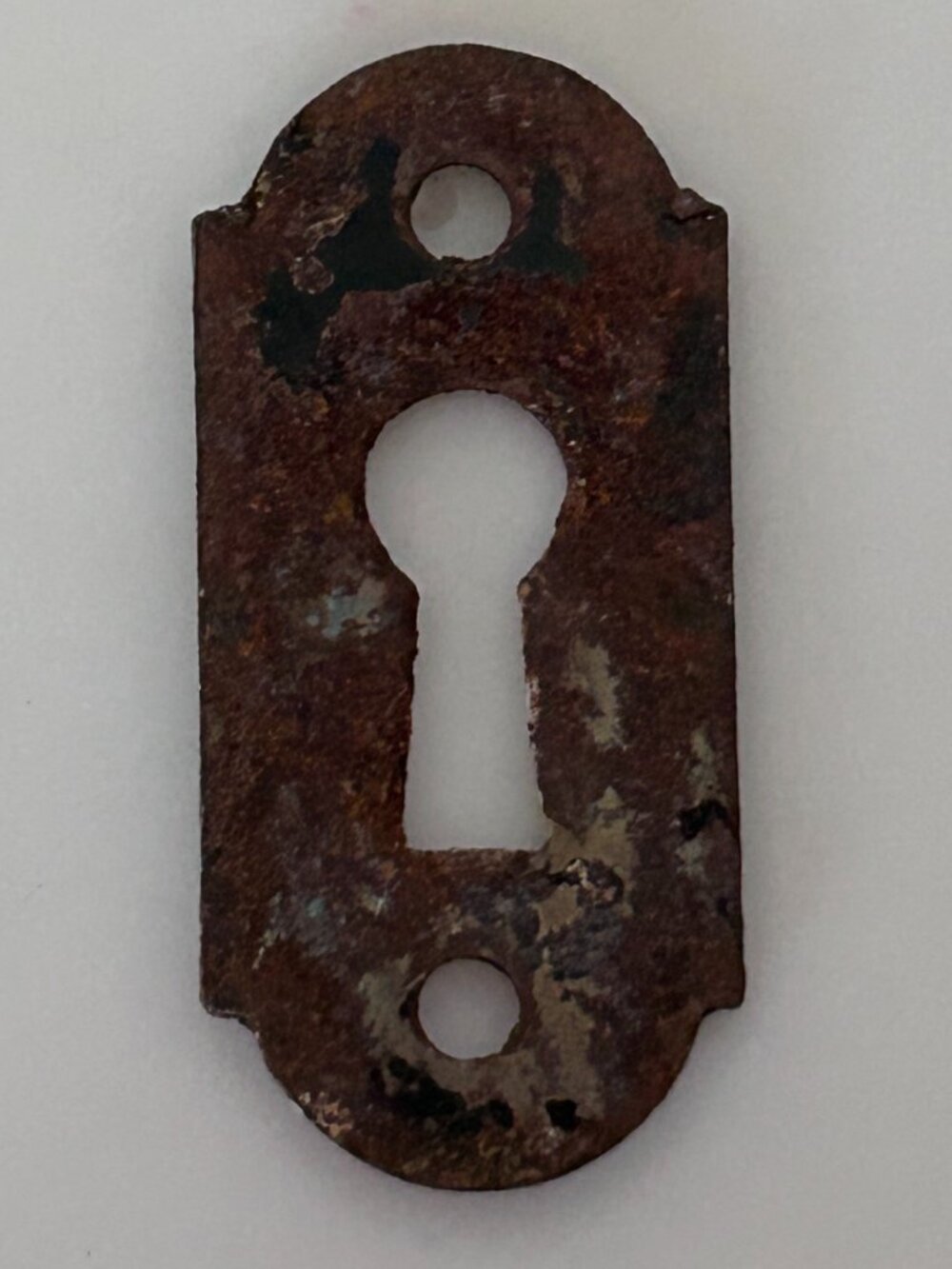 Vintage Metal Keyhole Plate